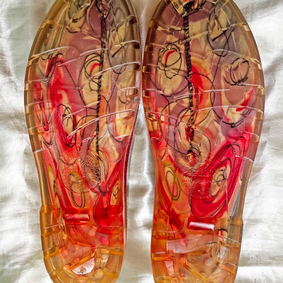 SHOES, KAMIK 4 WHEEL DRIVE OUTDOOR GEAR, RUBBER, SZ 7, PURPLE MIX, MADE IN CANAD - Picture 10 of 10